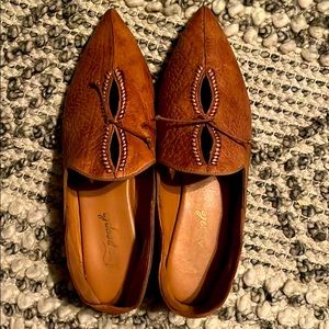 Free People leather flats